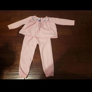 Girls Pink Kensie Sweat Set